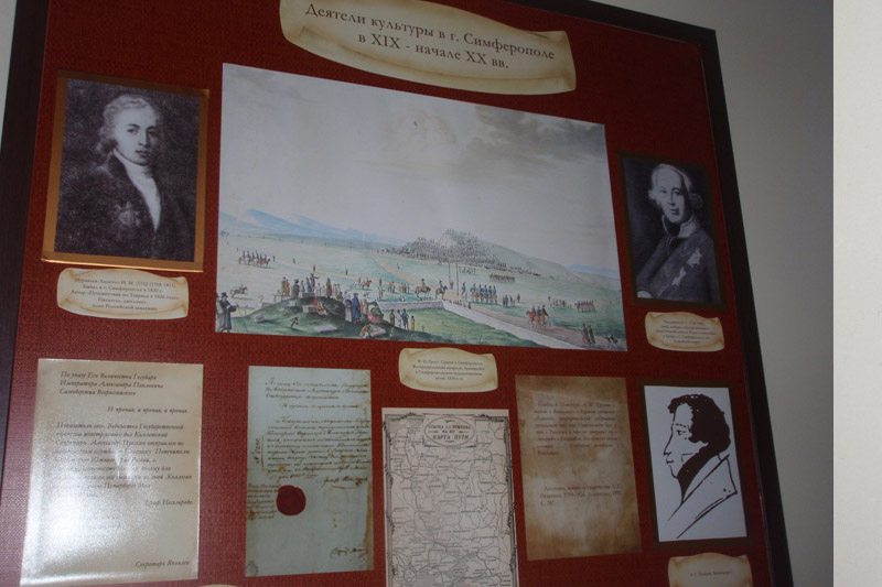 Экспозиция музея истории города Симферополя