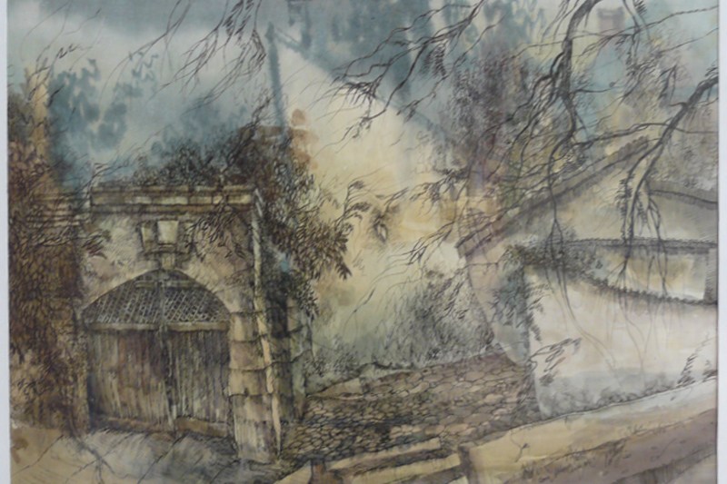 Сары-сув. 1992. Бум., акв.