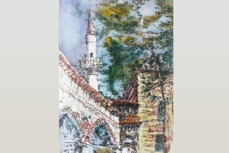 Город мастеров Кастамону. 2003. Бум., акв.