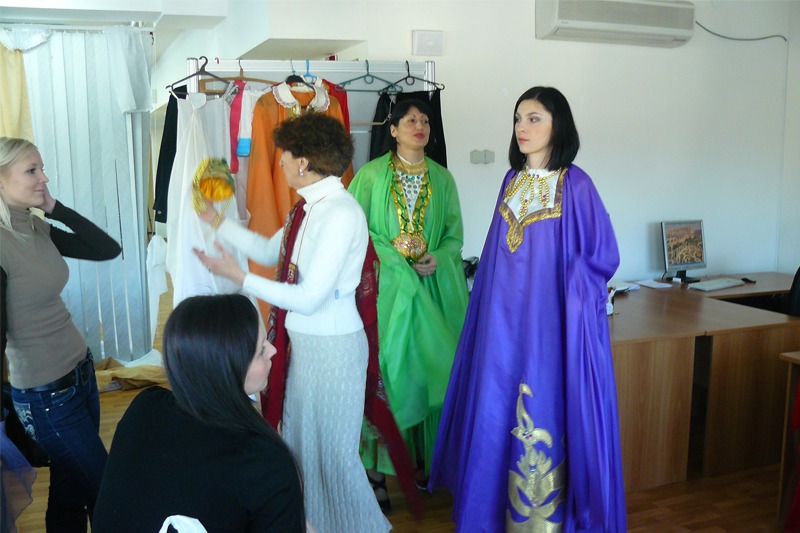 Подготовка к показу