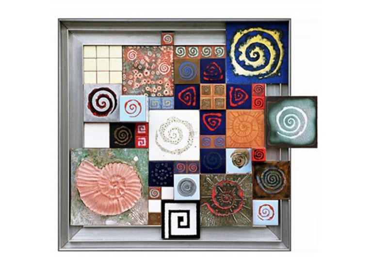 Триптих «Порядки вечности», центральная часть. Эмаль на меди