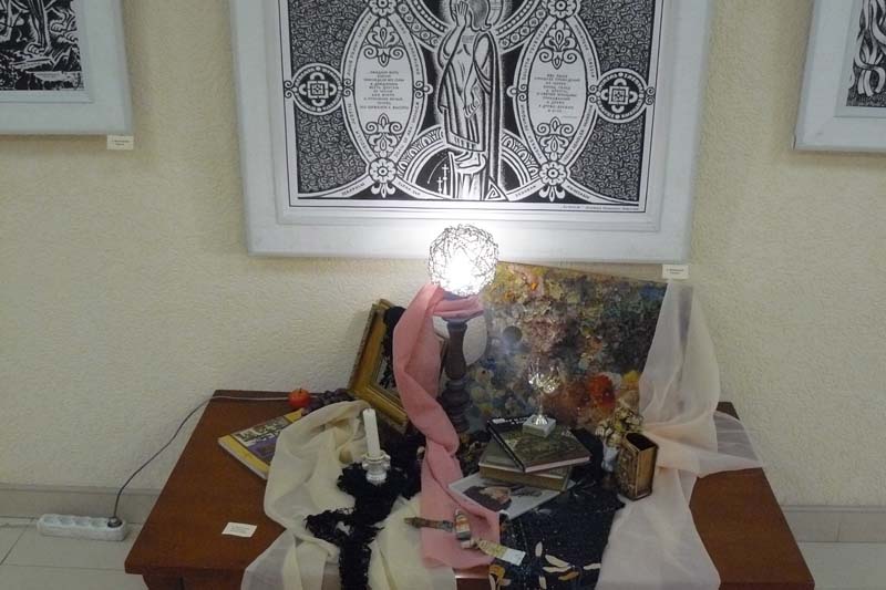 «Свет мудрости», инсталляция Анастасии Золотухиной