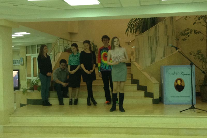 Участники акции «Открытый микрофон»