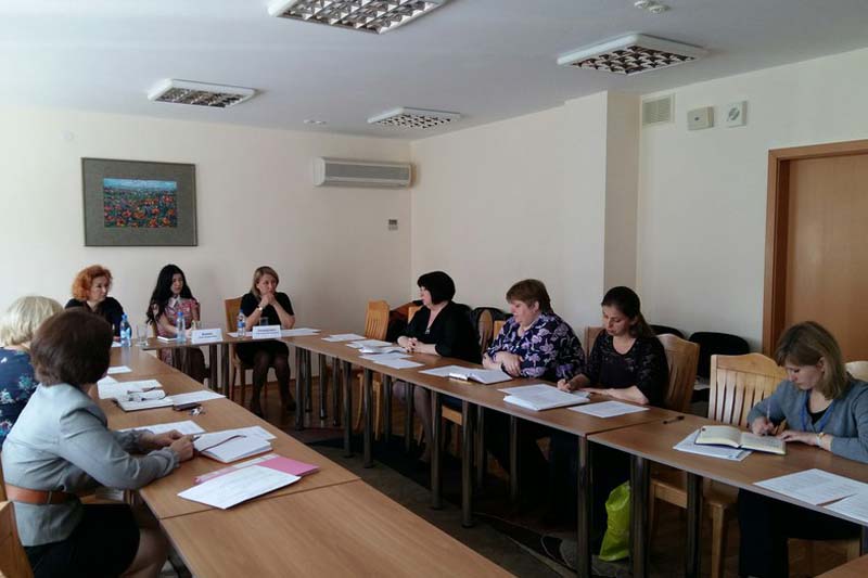 Участники заседания Школы кураторов публичных библиотек Республики Крым