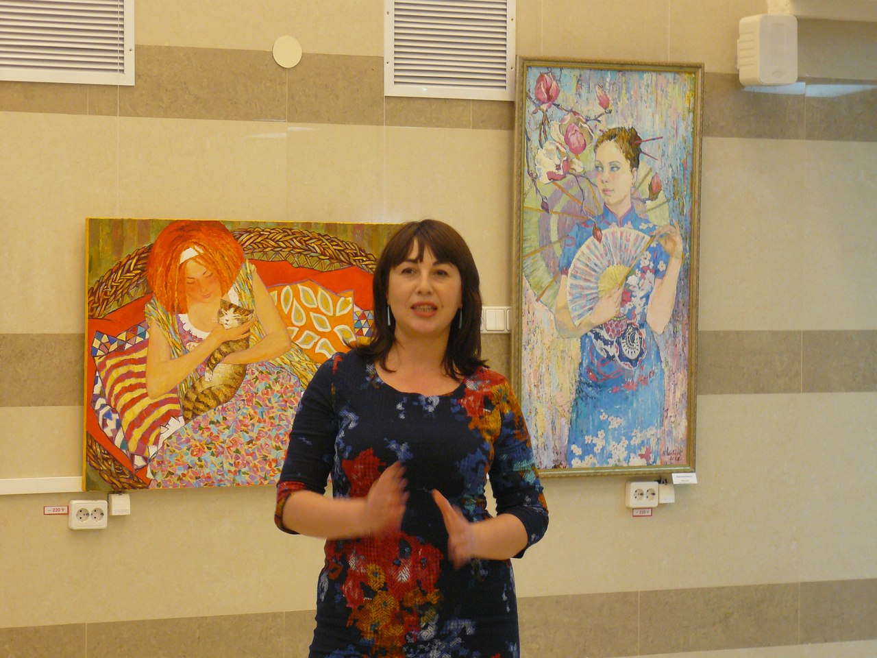 Участница выставки художник и педагог Елена Алексеева: «Крым – место творческой реализации женщин»