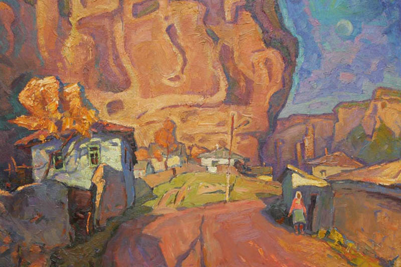 Визитная карточка художника – «Бахчисарай. У скалы»