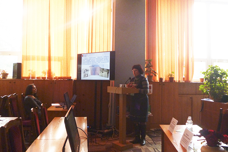 Доклад заведующей отделом редкой книги О. В. Колоколовой