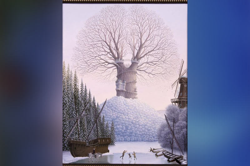 Груша зимой. 2010 г. 30х23 см