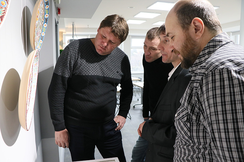 Гости вернисажа