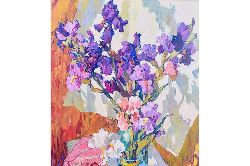 «Ирисы на солнце», автор Вероника Шевчук