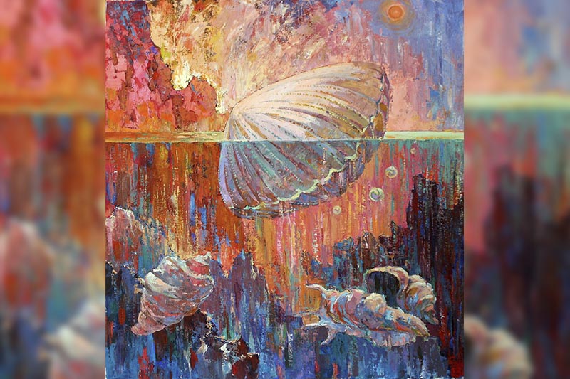 Триптих «Крымская нимфа: метаморфозы» – «Сотворение», автор Вероника Шевчук