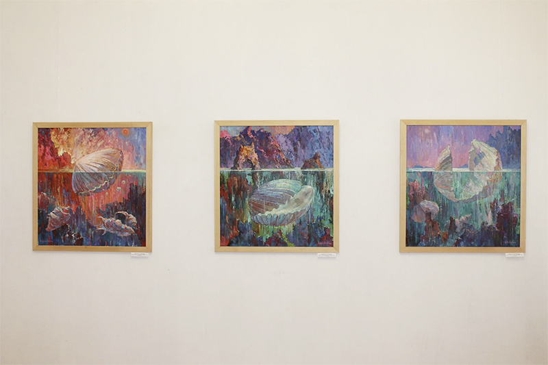 Триптих «Крымская нимфа: метаморфозы», автор Вероника Шевчук