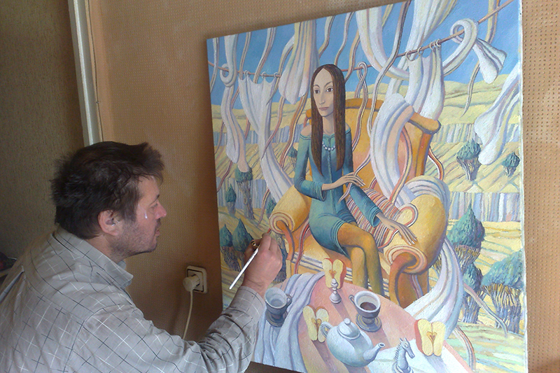 Художник Павел Матвеев