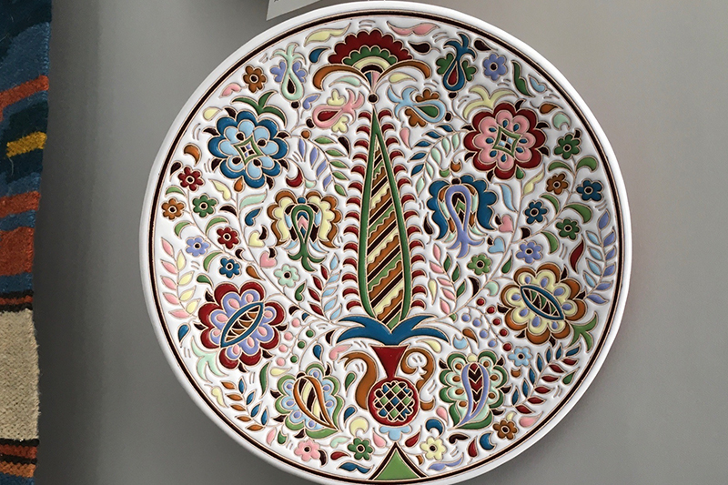 Декоративное блюдо. 2019 г.