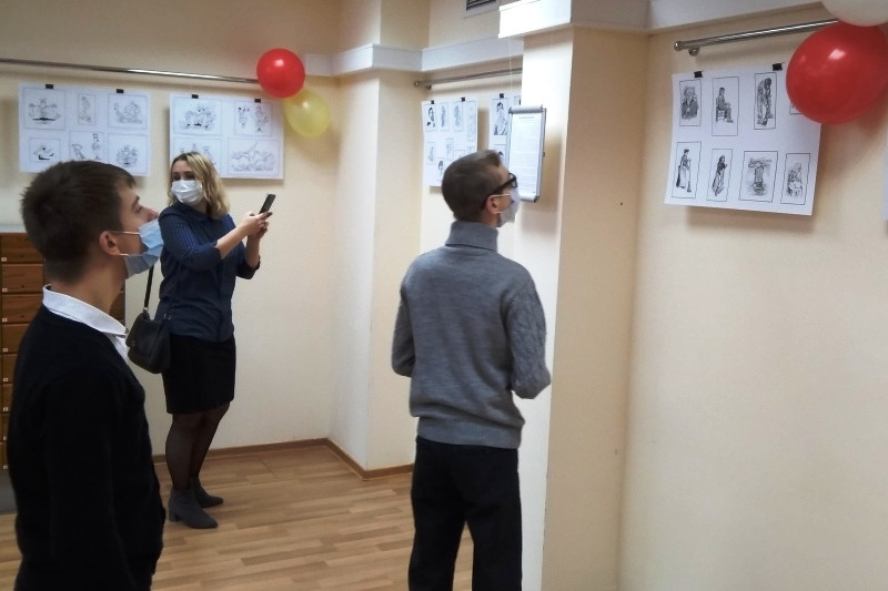 Открытие выставки Егора Алишивца «Ни дня без рисунка…»