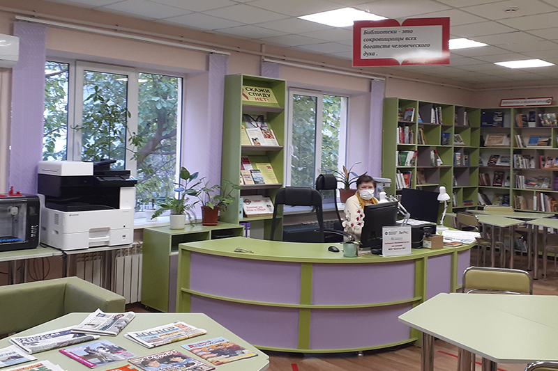 Зона обслуживания Ленинской Центральной детской библиотеки