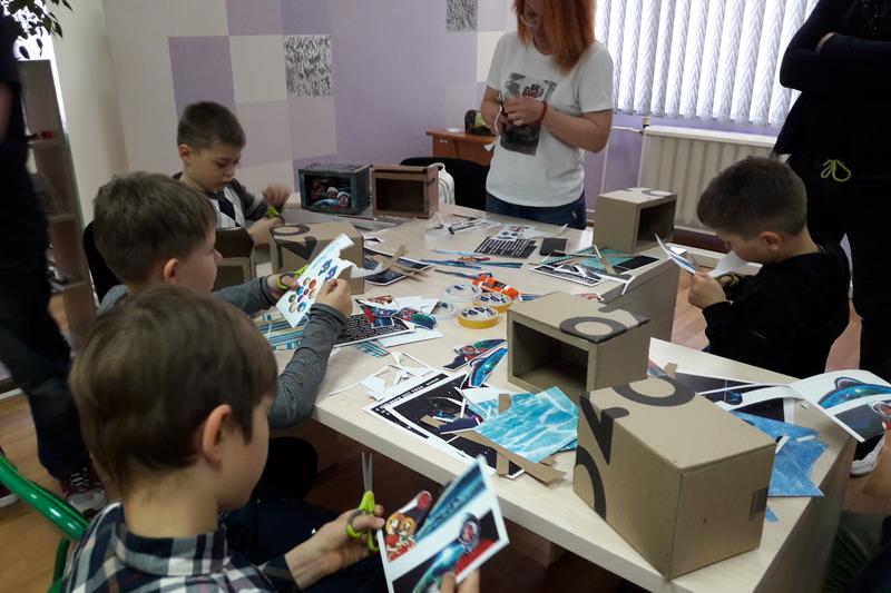 мастер-класс «Космос в коробке», Никишова Мария